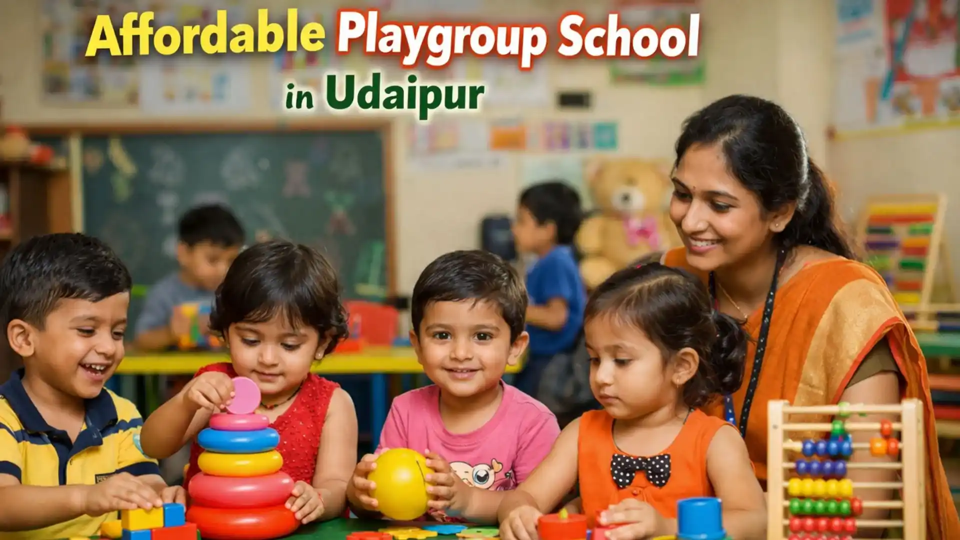 Affordable Playgroup School in Udaipur Quality Early Education Without High Fees